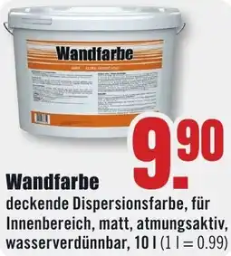 B1 Discount Baumarkt Wandfarbe Angebot