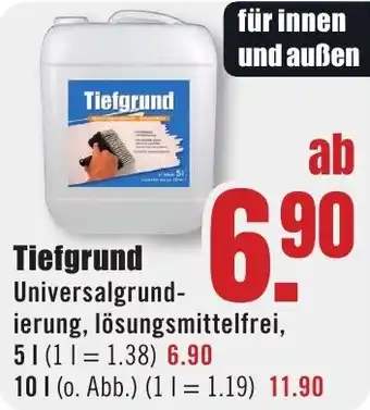 B1 Discount Baumarkt Tiefgrund Angebot