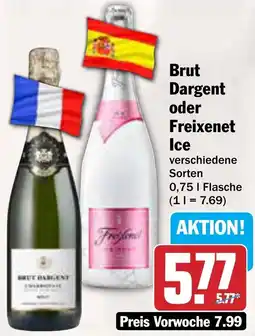 AEZ Brut Dargent oder Freixenet Ice Angebot