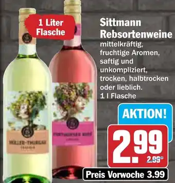 AEZ Sittmann Rebsortenweine Angebot
