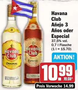AEZ Havana Club Añejo 3 Años oder Especial Angebot