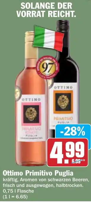 AEZ Ottimo Primitivo Puglia Angebot