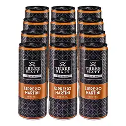 Netto Marken-Discount Three Sixty Vodka Espresso Martini 10,0 % vol 0,25 Liter, 12er Pack Angebot
