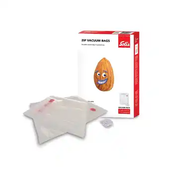 Netto Marken-Discount Solis Zip Vakuumierbeutel 10 Stk. 26 x 35 cm, BPA-frei, 150 - 170 µm Angebot