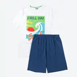 NKD Teener-Jungen-Shorty mit Frontaufdruck, 2-teilig Angebot