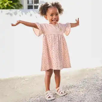 NKD Baby-Mädchen-Kleid mit Rockteil und Armverzierungen Angebot