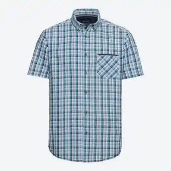 NKD Seersucker Herren-Kurzarm-Hemd mit Kentkragen Angebot