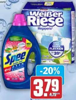 AEZ Spee oder Weißer Riese Waschmittel Angebot