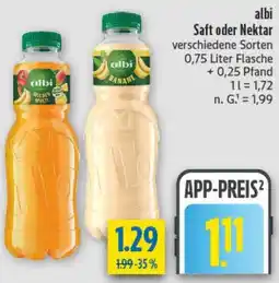 diska albi Saft oder Nektar Angebot