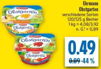 diska Ehrmann Obstgarten Angebot