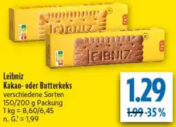 diska Leibniz Kakao- oder Butterkeks Angebot