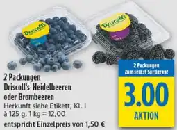 diska Driscoll's Heidelbeeren oder Brombeeren Angebot