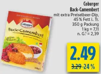 diska Coburger Back-Camembert Angebot