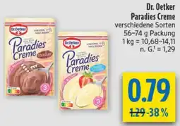 diska Dr. Oetker Paradies Creme Angebot