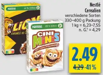 diska Nestlé Cerealien Angebot