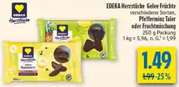 diska EDEKA Herzstücke Gelee Früchte, Pfefferminz Taler oder Fruchtmischung Angebot