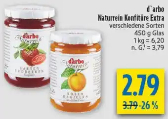 diska d'arbo Naturrein Konfitüre Extra Angebot