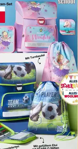 Woolworth Schulranzen-Set Angebot