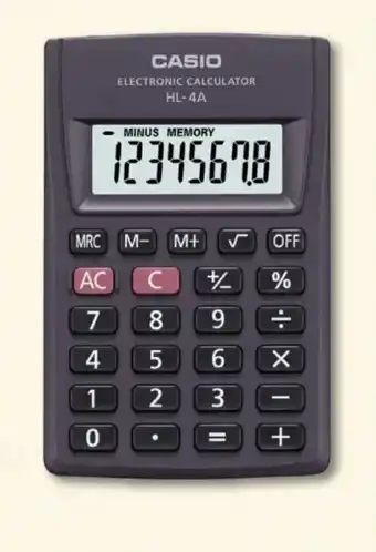 Woolworth Casio Taschenrechner HL4A Angebot