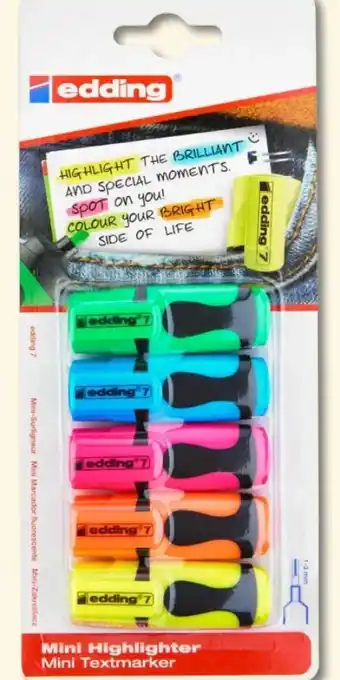 Woolworth Edding Mini-Textmarker-Set Angebot