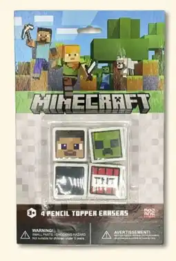 Woolworth Minecraft Radiergummi Angebot