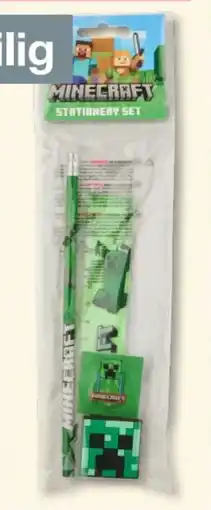 Woolworth Minecraft Schreibset Angebot