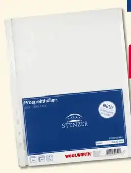 Woolworth Stenzer Prospekthüllen Angebot