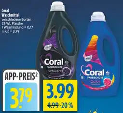 diska Coral Waschmittel Angebot