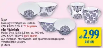 diska Tasse oder Müslischale Angebot