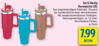 diska Gut & Günstig Thermobecher XXL Angebot