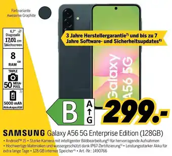 MEDIMAX SAMSUNG Galaxy A56 5G Enterprise Edition (128GB) Angebot