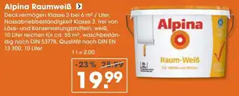 V Baumarkt Alpina Raumweiß Angebot