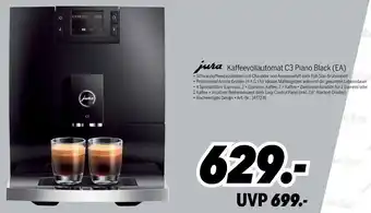 MEDIMAX jura Kaffeevollautomat C3 Piano Black (EA) Angebot