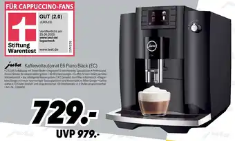 MEDIMAX jura Kaffeevollautomat E6 Piano Black (EC) Angebot