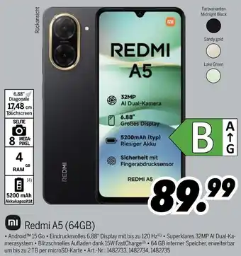 MEDIMAX Redmi A5 (64GB) Angebot