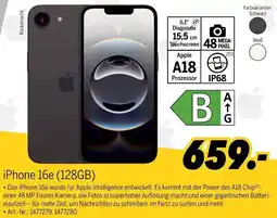 MEDIMAX Apple iPhone 16e (128GB) Angebot
