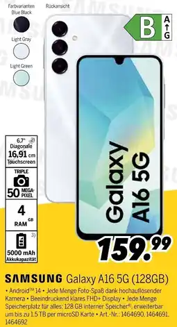 MEDIMAX SAMSUNG Galaxy A16 5G (128GB) Angebot