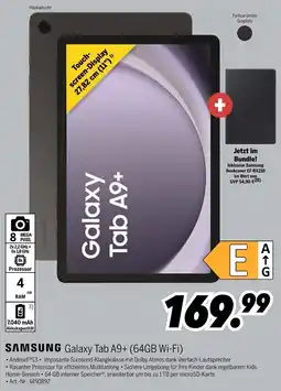 MEDIMAX SAMSUNG Galaxy Tab A9+ (64GB Wi-Fi) Angebot
