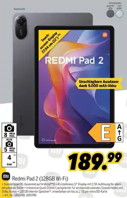 MEDIMAX Redmi Pad 2 (128GB Wi-Fi) Angebot