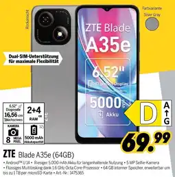 MEDIMAX ZTE Blade A35e (64GB) Angebot