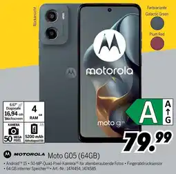 MEDIMAX MOTOROLA Moto G05 (64GB) Angebot