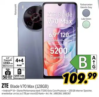 MEDIMAX ZTE Blade V70 Max (128GB) Angebot