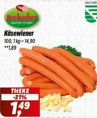Simmel Drebacher Käsewiener Angebot