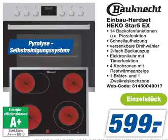 expert Techno Land Bauknecht Einbau-Herdset HEKO Star5 EX Angebot