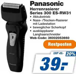 expert Techno Land Panasonic Herrenrasierer Series 300 ES-RW31 Angebot