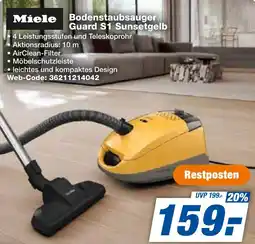 expert Techno Land Miele Bodenstaubsauger Guard S1 Sunsetgelb Angebot
