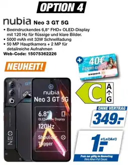expert Techno Land Nubia Neo 3 GT 5G Angebot