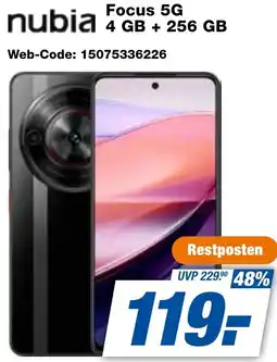 expert Techno Land nubia Focus 5G 4 GB + 256 GB Angebot