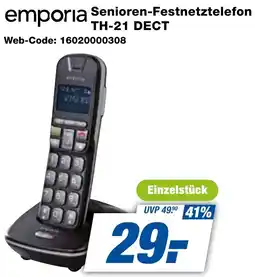 expert Techno Land emporia Senioren-Festnetztelefon TH-21 DECT Angebot