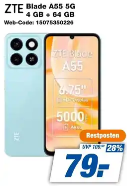 expert Techno Land ZTE Blade A55 5G 4 GB + 64 GB Angebot